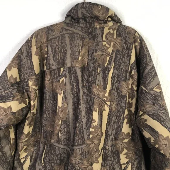 Gander Mountain Quiet+ Jacket Mens Extra Large Camo Hunting Insulated Made USA
